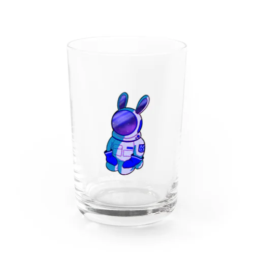 宇宙うさぎ Water Glass