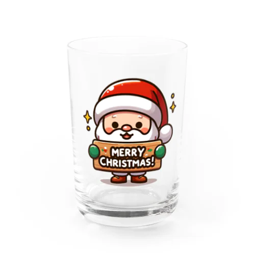 サンタの陽気なクリスマスコレクション Water Glass