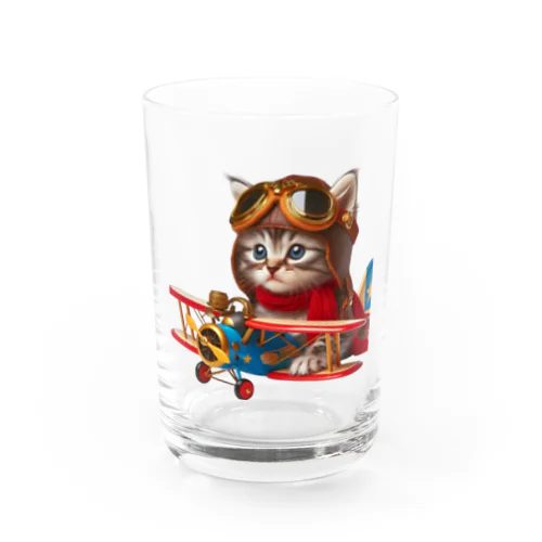 *Gu~mimi*パイロットにゃんこ Water Glass