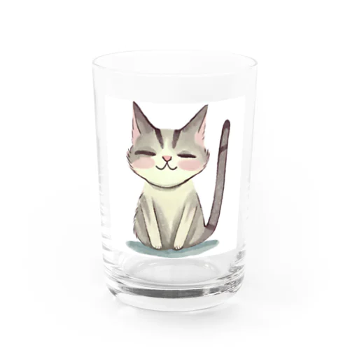 ほんわかにゃんこ Water Glass