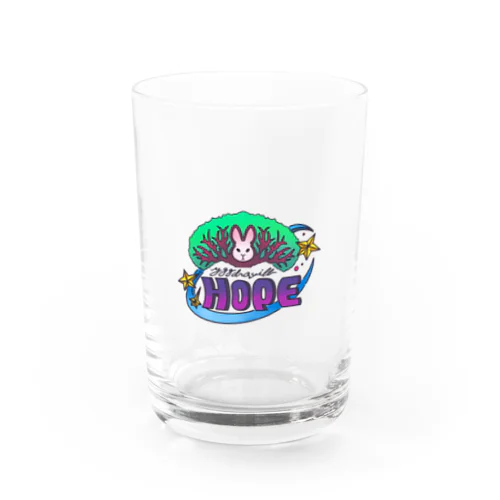 ユグドラシルロゴマーク Water Glass