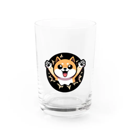 しば犬きくまるグッズ Water Glass