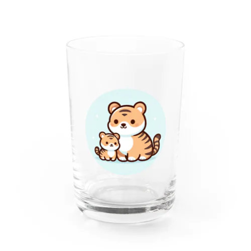 ほっこりタイガーファミリー Water Glass