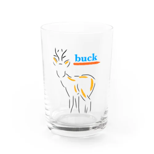 buck！ Water Glass