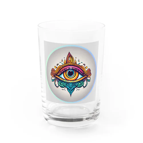 オレンジの第3のeye Water Glass