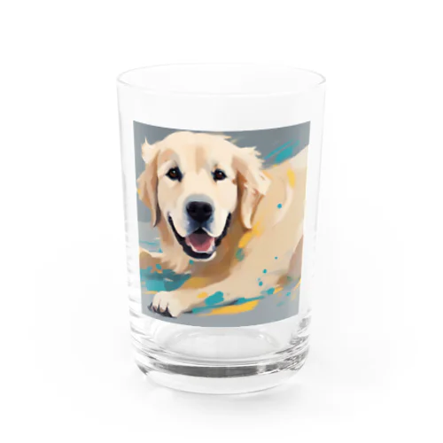 ゴールデン・レトリバー Water Glass