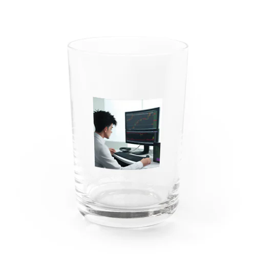 投資家男子 Water Glass