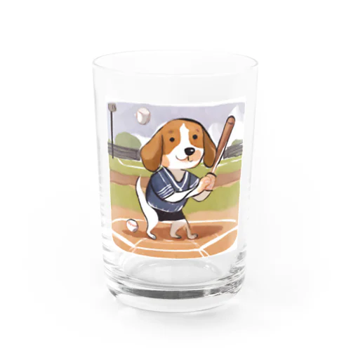 野球犬 Water Glass