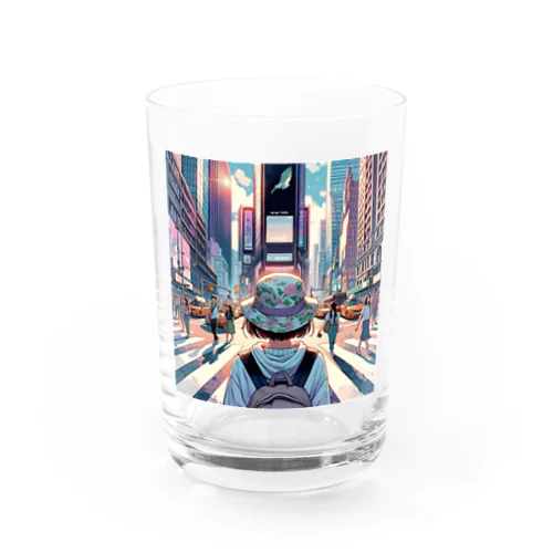 一人旅の少女 Water Glass