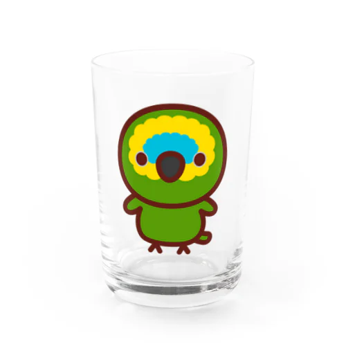 アオボウシインコ Water Glass