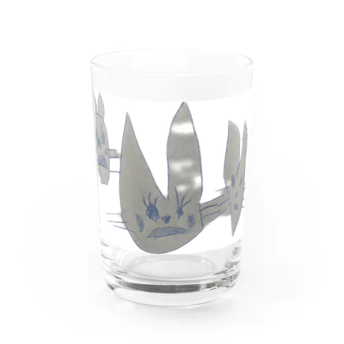 3びきのうさぎ Water Glass