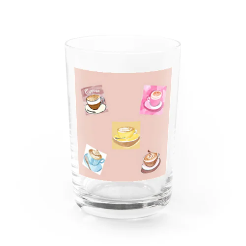 Sweet　cafe Water Glass