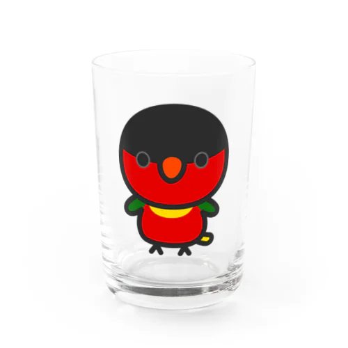 ヨダレカケズグロインコ Water Glass