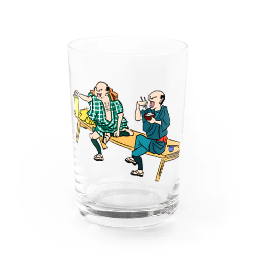 「浮世絵の中の人たち」シリーズ Water Glass