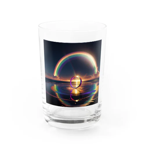 Rainbow Ring Water Glass