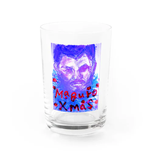maguro Merry Christmas Water Glass