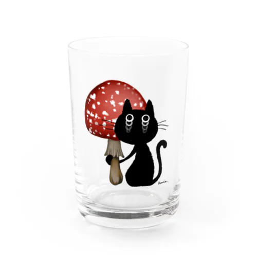 黒猫スロットベニテング持ってみた Water Glass