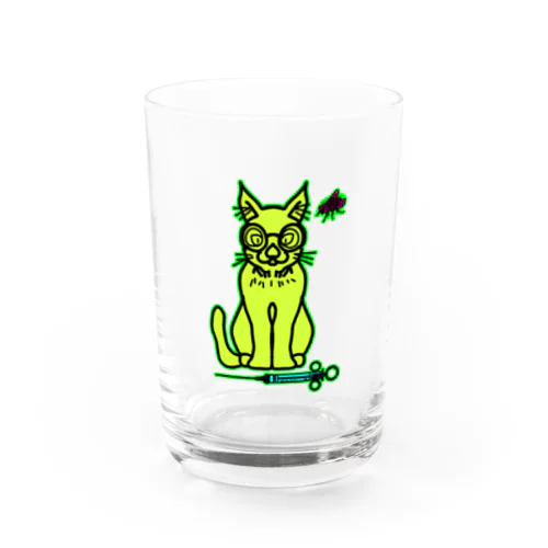 待ちきれない猫 Water Glass