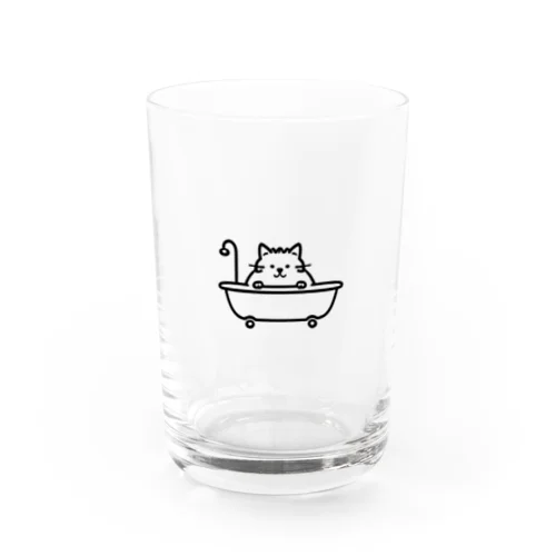 バスタブネコ Water Glass