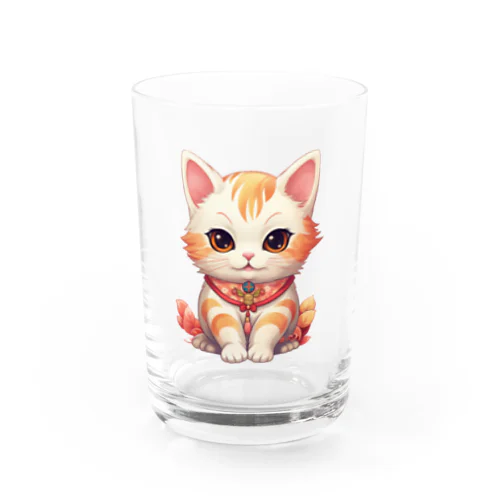 縁起猫 Water Glass