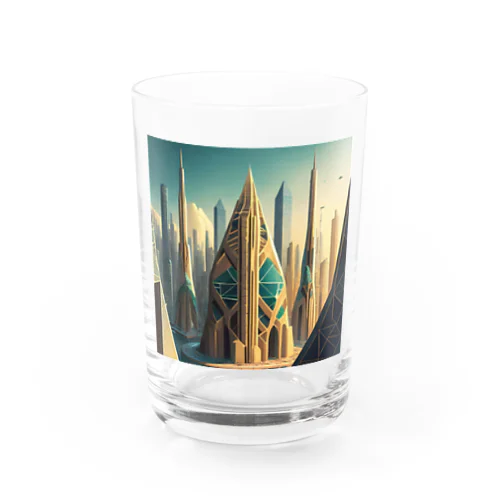 ジオメトリック都市 Water Glass