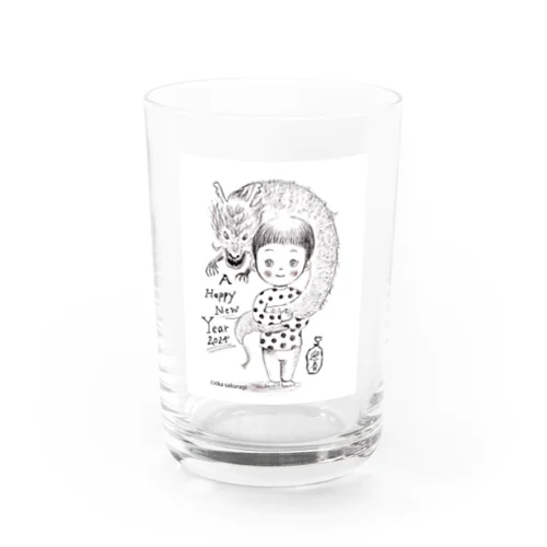 2024年賀イラストグッズ（辰年） Water Glass