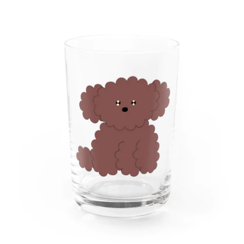 ビックわんこ<にこ>全身 Water Glass