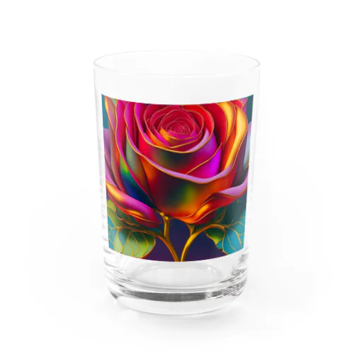 愛と情熱の薔薇 Water Glass