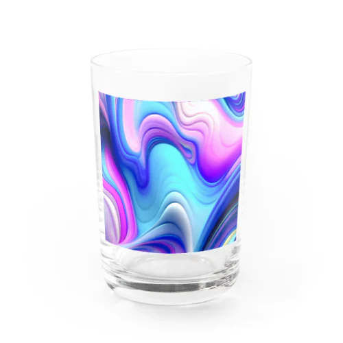 波型模様 Water Glass