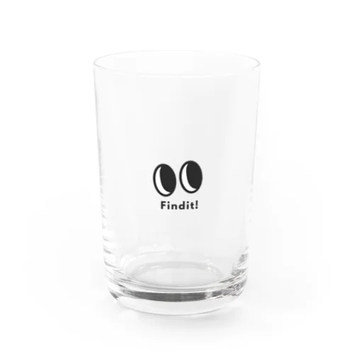 Findit！ロゴ Water Glass