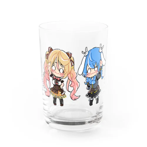 ななゆ+うさぎガンマン Water Glass