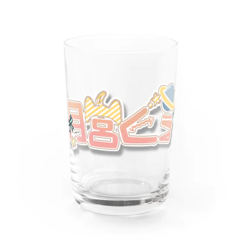 月宮くうロゴ Water Glass