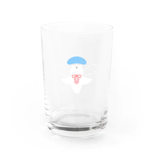 天流にゃこトレードマーク Water Glass