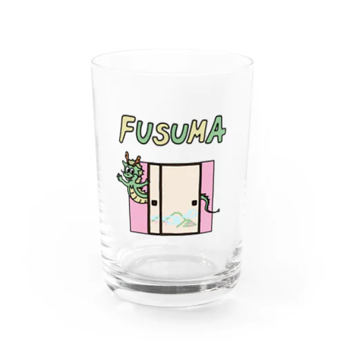 たつとふすま（春の山） Water Glass