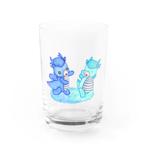 キャンディードラゴン　青 Water Glass