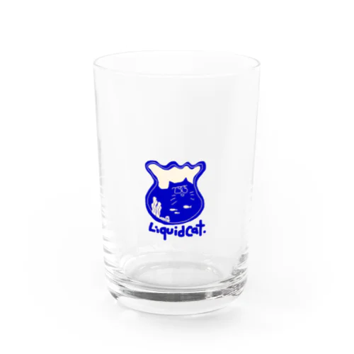 Liquid Cat Water Glass