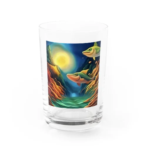 神秘的な魚 Water Glass