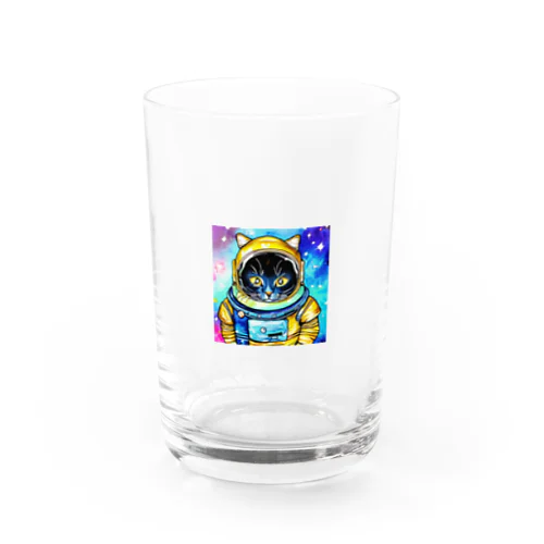 spacecat Water Glass