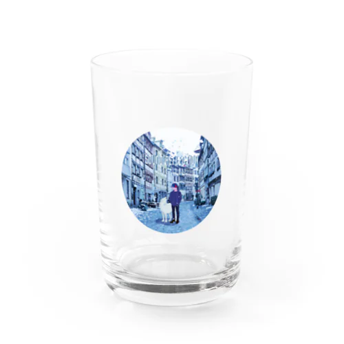 Sound Reflection | CELESTE BLUE Water Glass