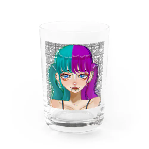 ツートンちゃん Water Glass