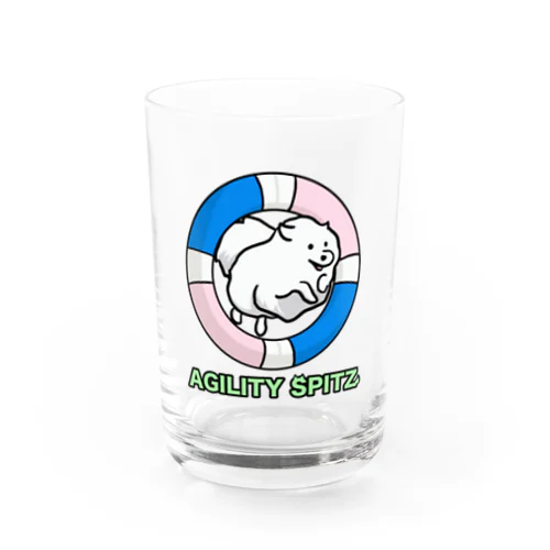 AGILITY SPITZ「ぴょ〜んと飛ぶよ」 Water Glass