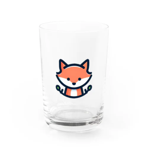 可愛い💕きつね🦊✨ Water Glass