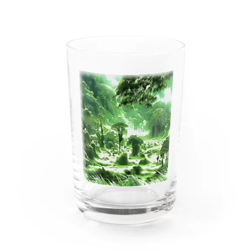 豊かな緑の風景 Water Glass