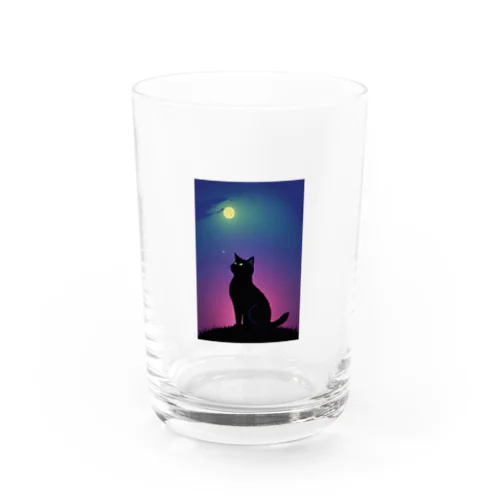 黒猫と不思議な夜 Water Glass