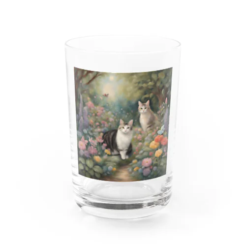 猫の楽園 Water Glass