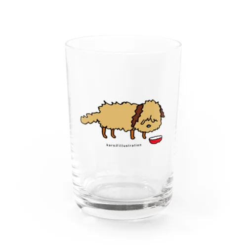 いろいろわんこシリーズ　モフモフわんこ Water Glass