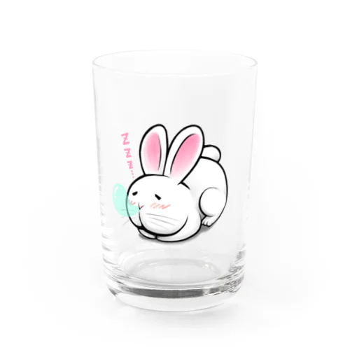 ねむりうさぎ Water Glass