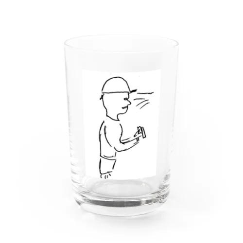 働らくお兄さん Water Glass