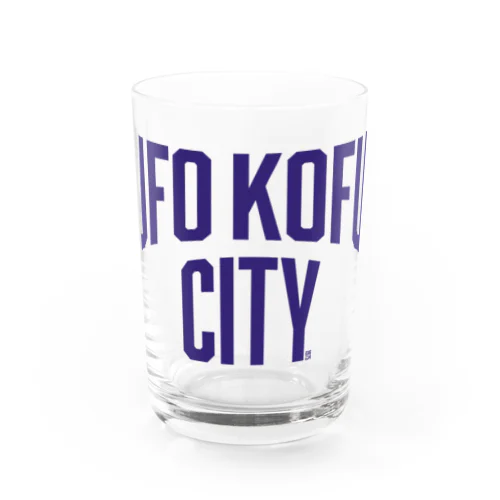 UFO KOFU CITY Water Glass