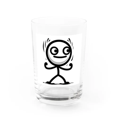 線人くん(ガッツ) Water Glass